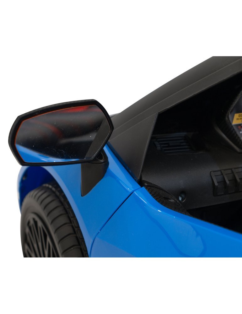 Lamborghini Aventador SV 24V - Coche eléctrico infantil biplaza con 2 motores de 200W, luces LED, suspensión y mando parental. 