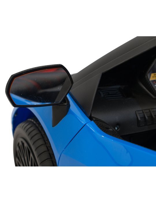 Lamborghini Aventador SV 24V - Coche eléctrico infantil biplaza con 2 motores de 200W, luces LED, suspensión y mando parental. 