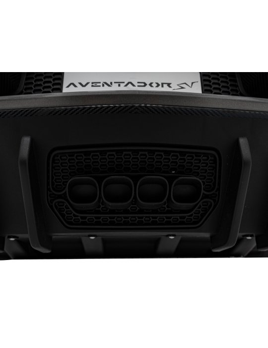 Lamborghini Aventador SV 24V - Coche eléctrico infantil biplaza con 2 motores de 200W, luces LED, suspensión y mando parental. 