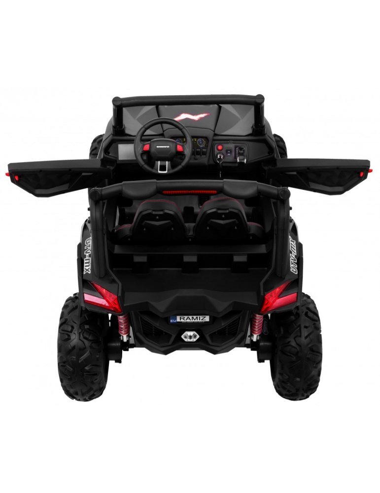 Véhicule tout-terrain électrique pour enfants Superstar 4X4 24 V avec moteurs 45 W et Mp4 31 