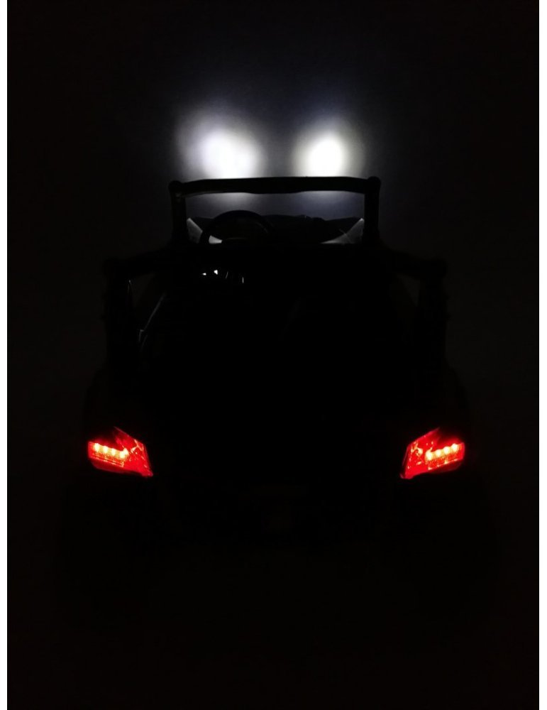 Véhicule tout-terrain électrique pour enfants Superstar 4X4 24 V avec moteurs 45 W et Mp4 36 