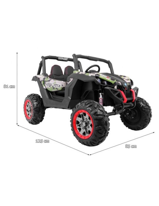 Buggy SuperStar 4x4 MP4 - Coche Eléctrico Infantil con Tracción 4x4 y Pantalla MP4 