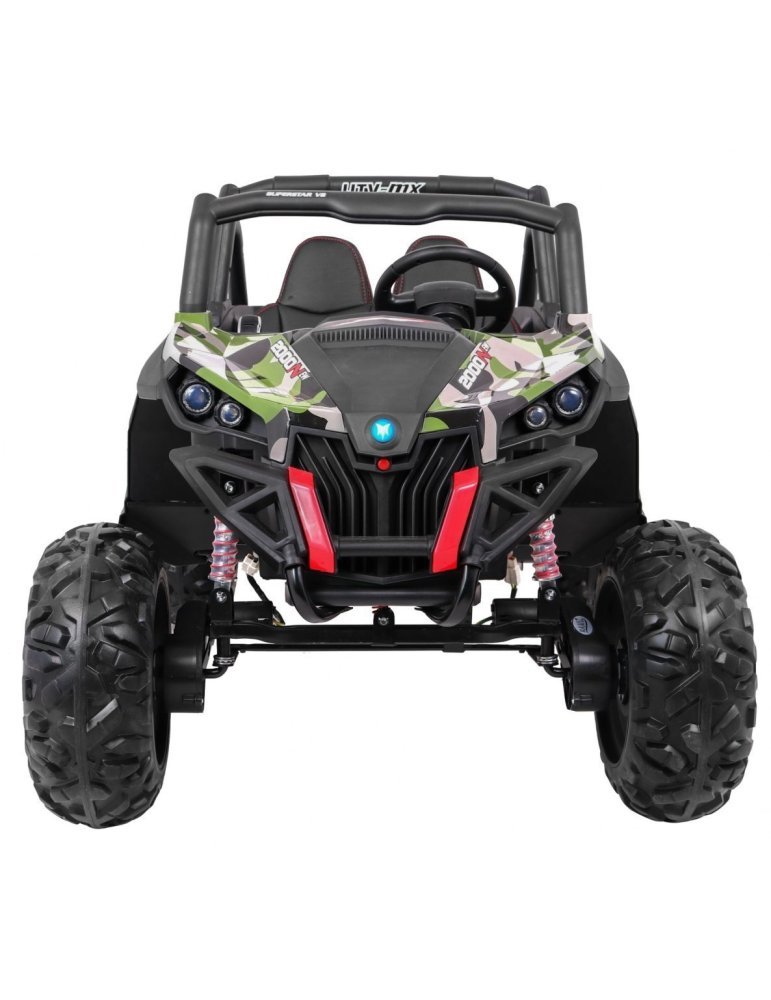 Véhicule tout-terrain électrique pour enfants Superstar 4X4 24 V avec moteurs 45 W et Mp4 1 