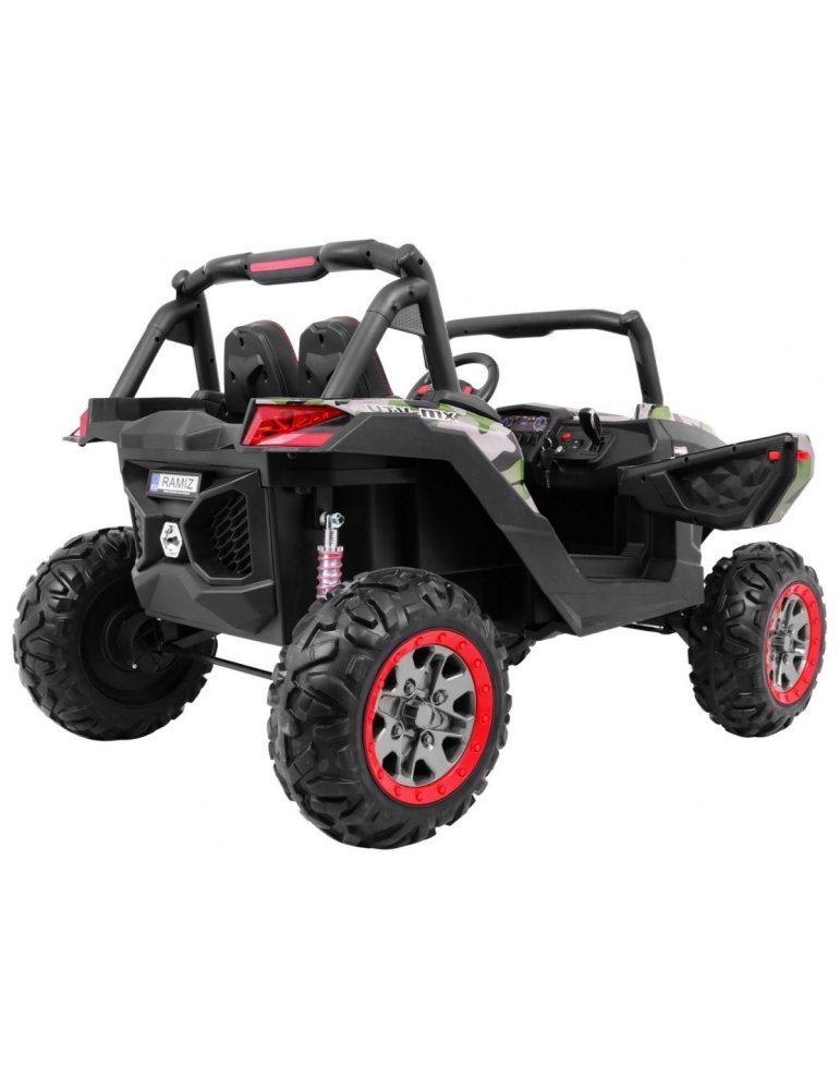 Véhicule tout-terrain électrique pour enfants Superstar 4X4 24 V avec moteurs 45 W et Mp4 6 