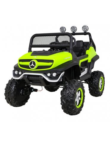 Mercedes Benz Unimog 12V – Auto elettrica per bambini 4x4 con 4 motori 35W 2 