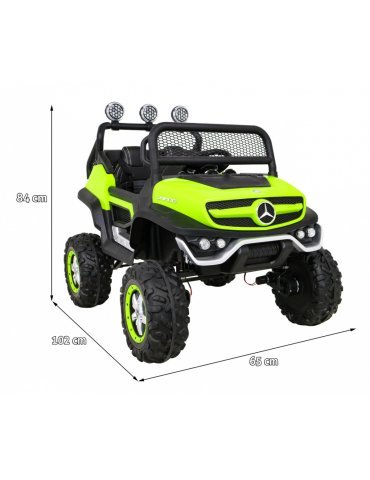Mercedes Benz Unimog 12V – Auto elettrica per bambini 4x4 con 4 motori 35W 2  2