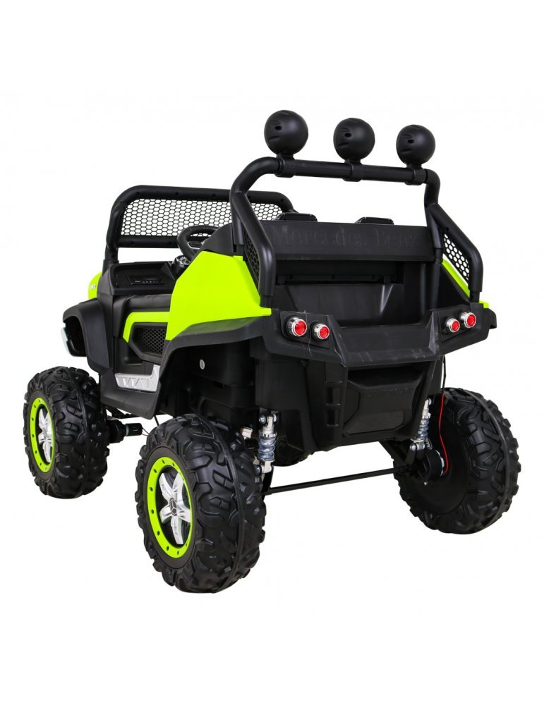 Mercedes Benz Unimog 12V – Auto elettrica per bambini 4x4 con 4 motori 35W 18  - Vista 4