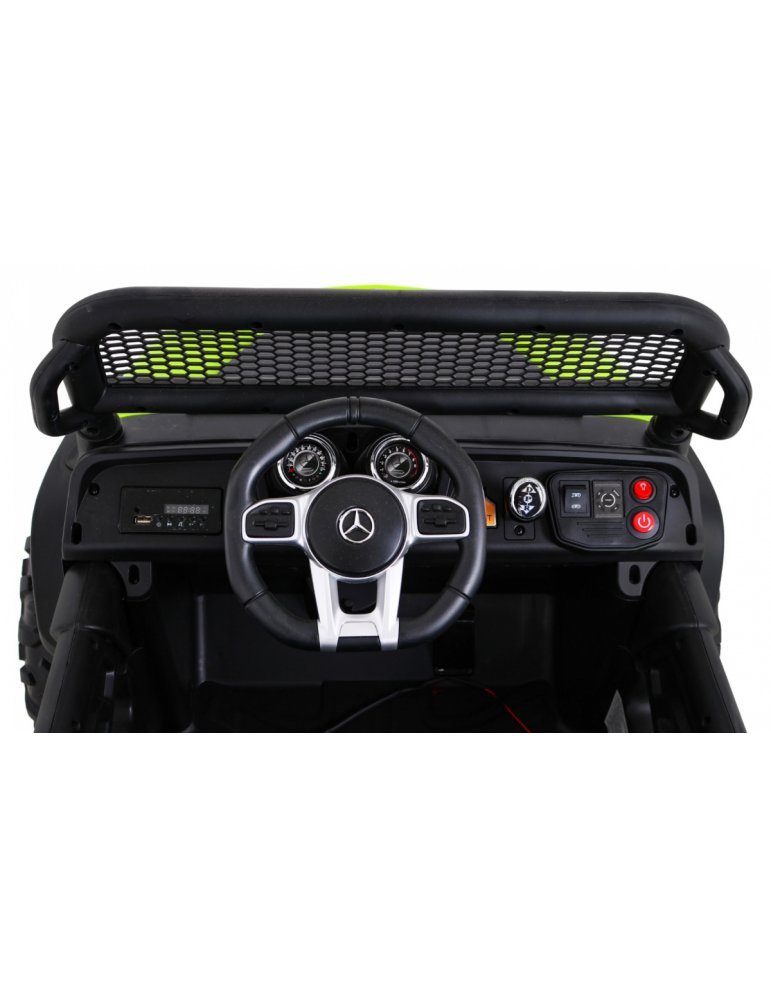 Mercedes Benz Unimog 12V – Auto elettrica per bambini 4x4 con 4 motori 35W 37 