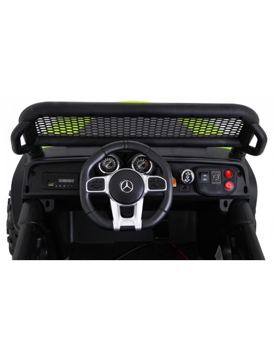 Mercedes Benz Unimog 12V – Auto elettrica per bambini 4x4 con 4 motori 35W 37 