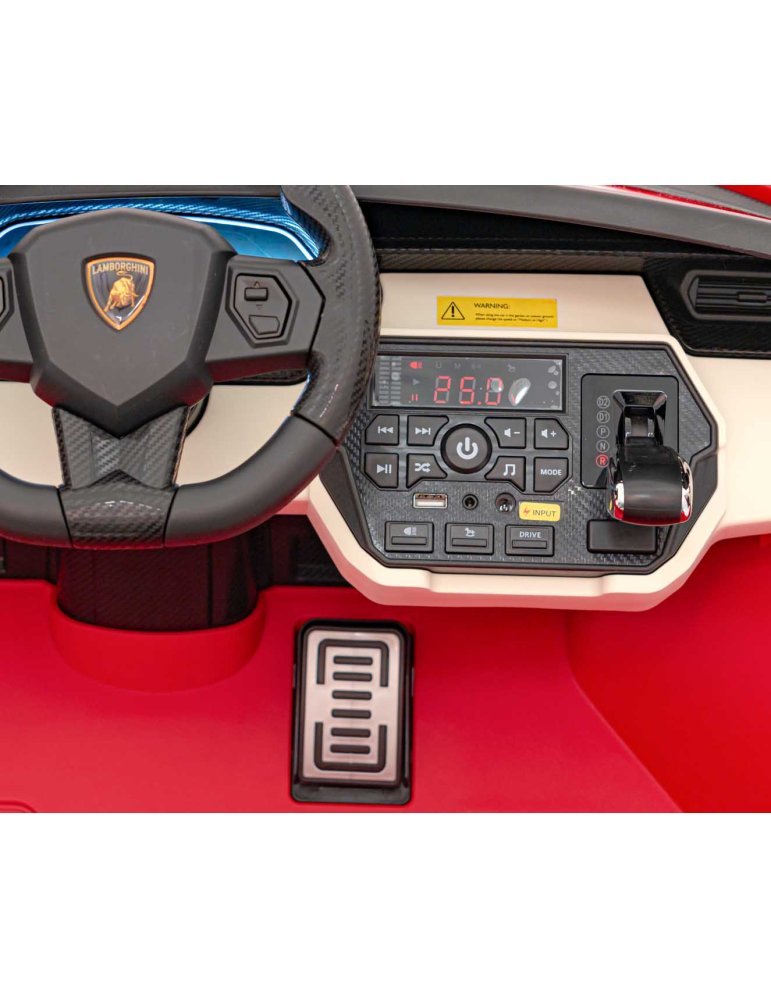 Lamborghini SIAN 24V - Coche Eléctrico Infantil con 4 Motores y Control Parental 