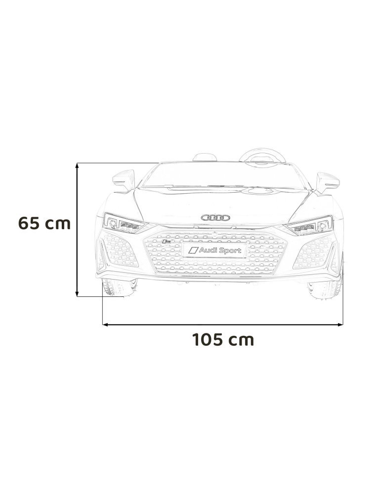 Audi Spyder R8 Lift, auto elettrica per bambini a due posti 164  - Vista 29