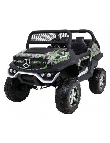 Mercedes Benz Unimog 12V Biplaza - Coche infantil todoterreno | Patilandia 