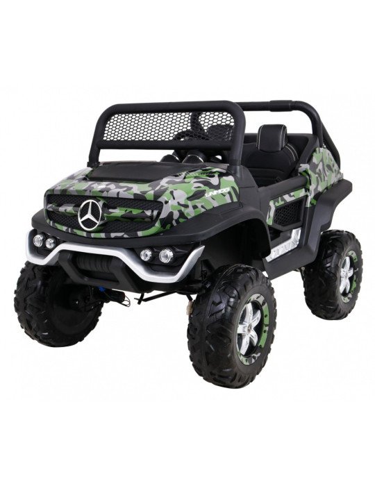 Mercedes Benz Unimog 12V Biplaza - Coche infantil todoterreno | Patilandia 