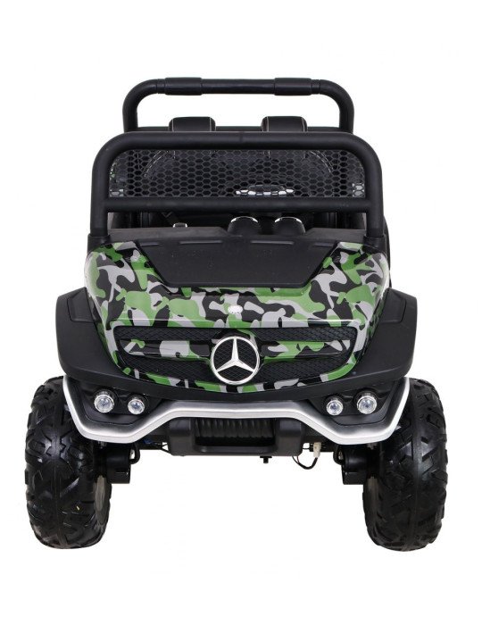Mercedes Benz Unimog 12V Biplaza - Carro Infantil All-terrain ◾ Patiland TODOTERRENO INFANTIL 