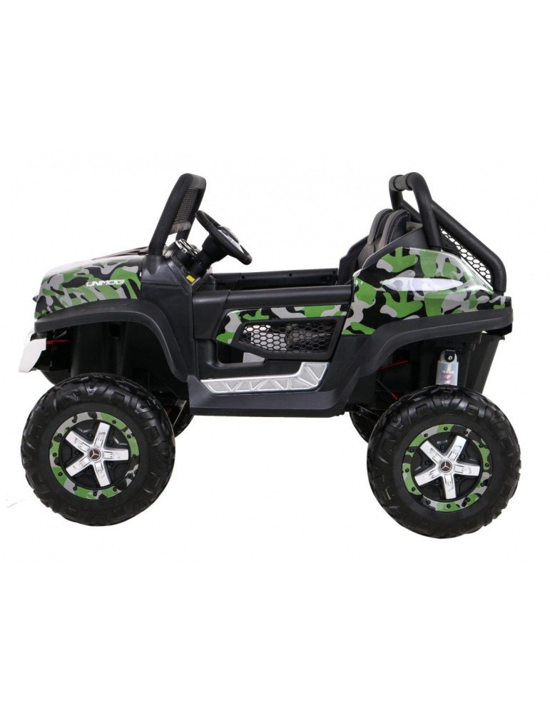 Mercedes Benz Unimog 12V Biplaza – Voiture électrique pour enfants 37 