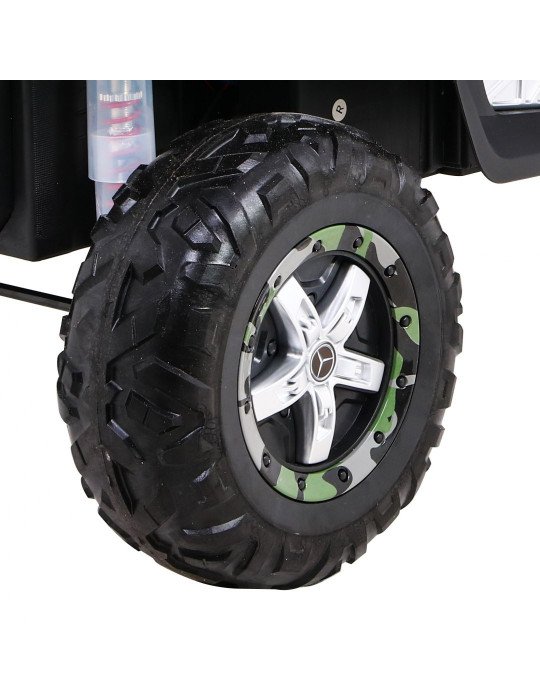 Mercedes Benz Unimog 12V Biplaza - Carro Infantil All-terrain ◾ Patiland TODOTERRENO INFANTIL 