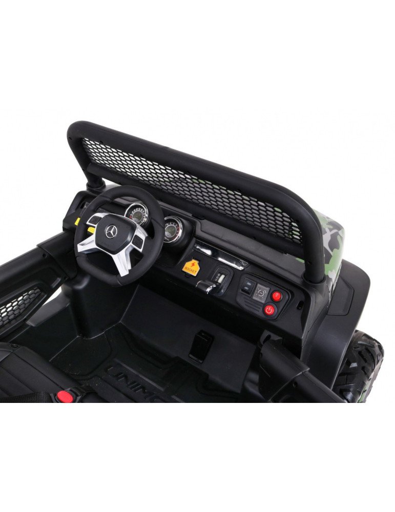 Mercedes Benz Unimog 12V Biplaza - Carro Infantil All-terrain ◾ Patiland TODOTERRENO INFANTIL 