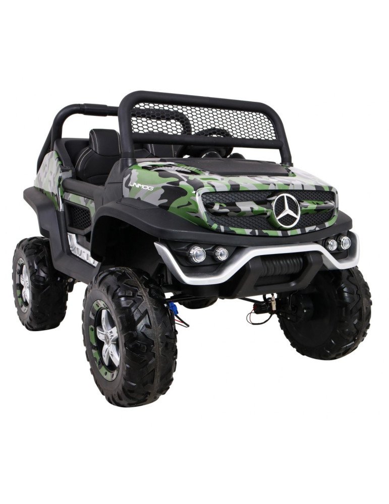 Mercedes Benz Unimog 12V Biplaza – Voiture électrique pour enfants 44 