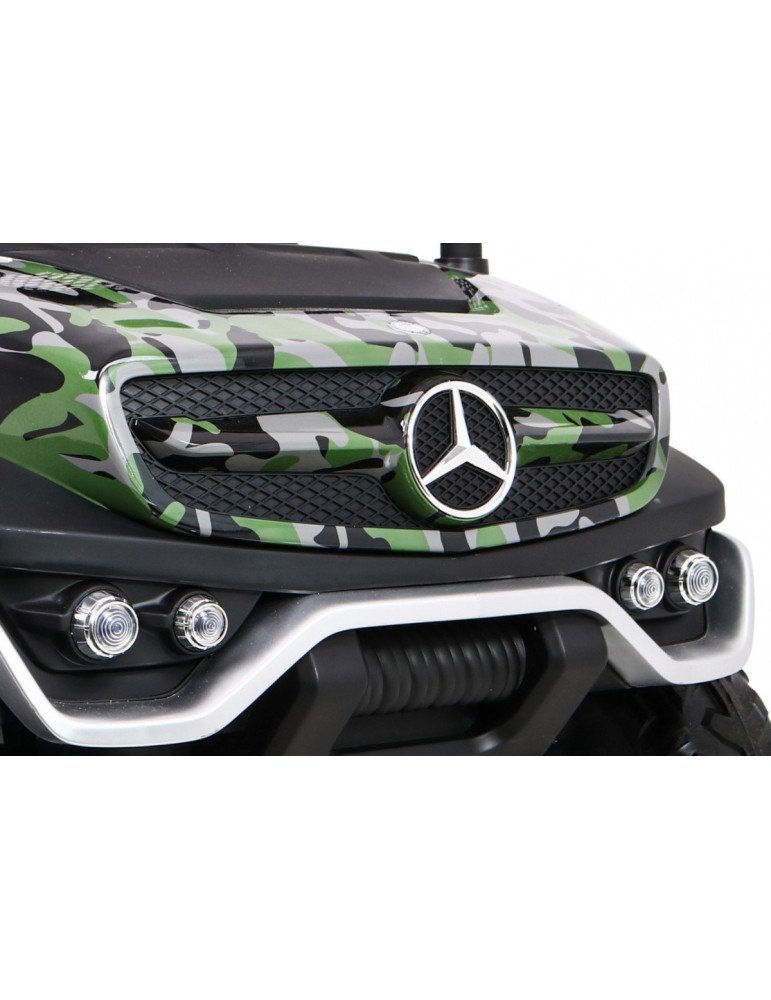 Mercedes Benz Unimog 12V Biplaza - Coche infantil todoterreno | Patilandia 