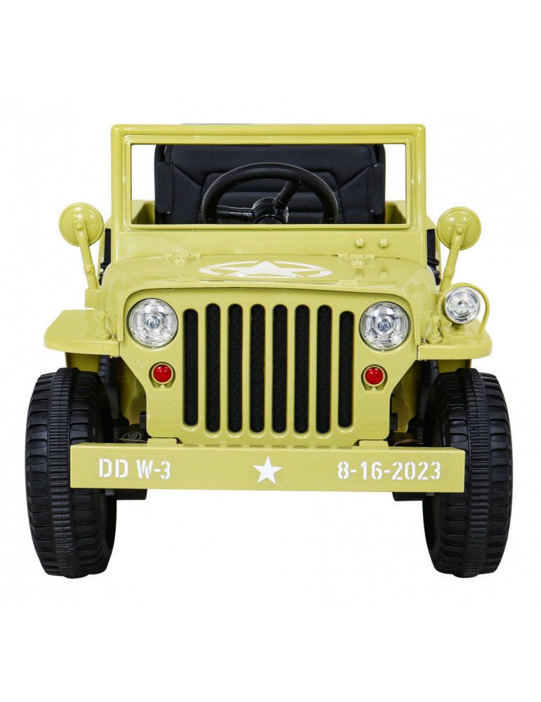 ARMY children's SUV EE.UU. 12V, 4x4, Three Seats 34  - Vista 2