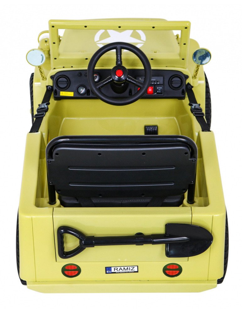 ARMY children's SUV EE.UU. 12V, 4x4, Three Seats 36  - Vista 4