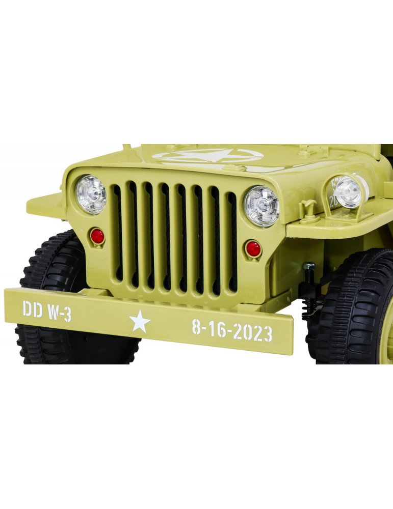 ARMY children's SUV EE.UU. 12V, 4x4, Three Seats 41  - Vista 9