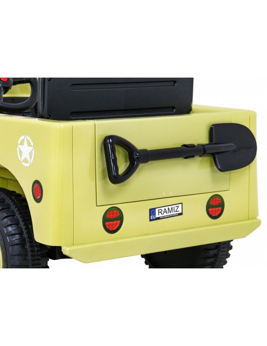 Todoterreno infantil ARMY de EE.UU. – 12V, 4x4, Tres Asientos 42 