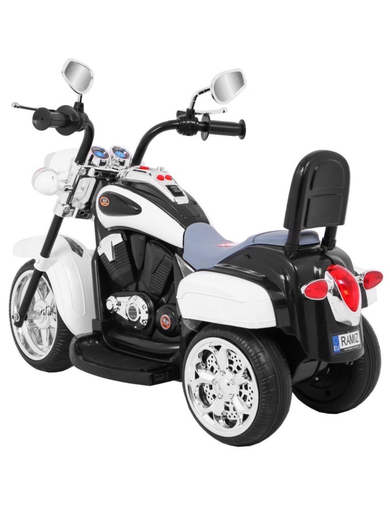 Moto Eléctrica Infantil Chopper NightBike 6V | Trimoto eléctrica bebés  - Vista 4