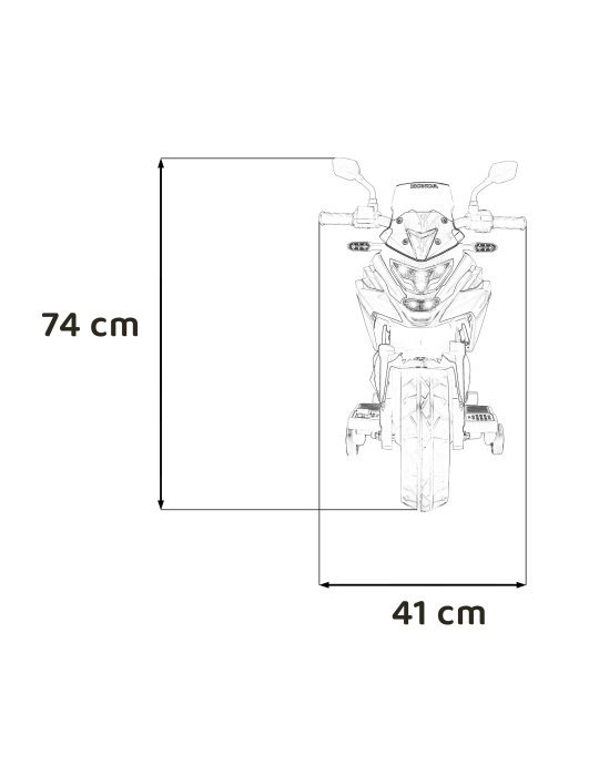Moto Eléctrica Infantil Honda NC750X 12V | Realismo y Seguridad | Patilandia 