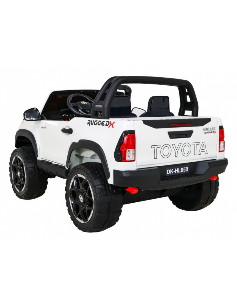 Toyota Hilux 4x4 Δ carro Eléctrico Infantil Biplaza 12V com controle remoto e suspensão Delantera e Trasera CARROS ELÉTRICOS PAR - Vista 4