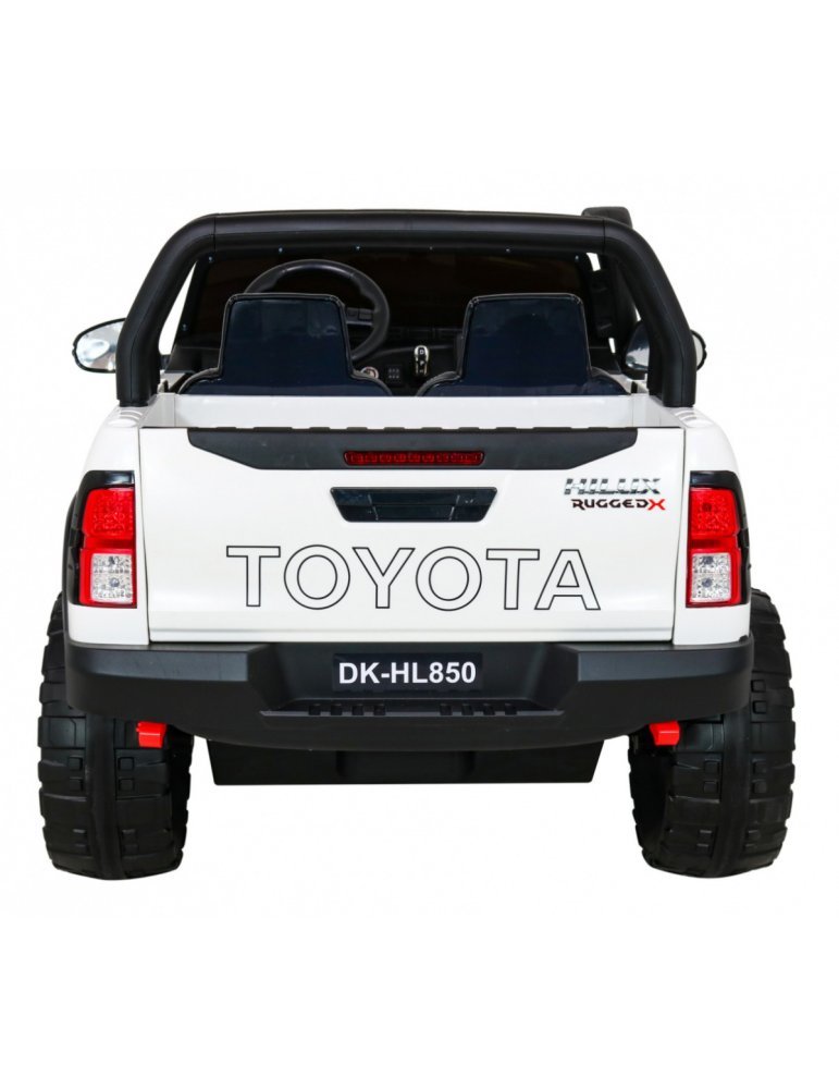Toyota Hilux 4x4 Δ carro Eléctrico Infantil Biplaza 12V com controle remoto e suspensão Delantera e Trasera CARROS ELÉTRICOS PAR - Vista 5