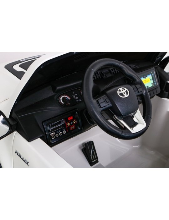 Toyota Hilux auto elettrica per bambini 4x4 12VIOSBiplaza 4 motori 16 