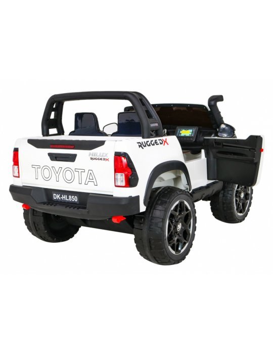Toyota Hilux 4x4 | Coche Eléctrico Infantil Biplaza 12V con Control Remoto y Suspensión Delantera y Trasera 