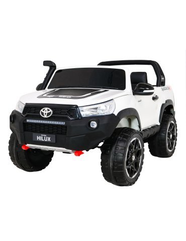 Toyota Hilux 4x4 | Coche Eléctrico Infantil Biplaza 12V con Control Remoto y Suspensión Delantera y Trasera 