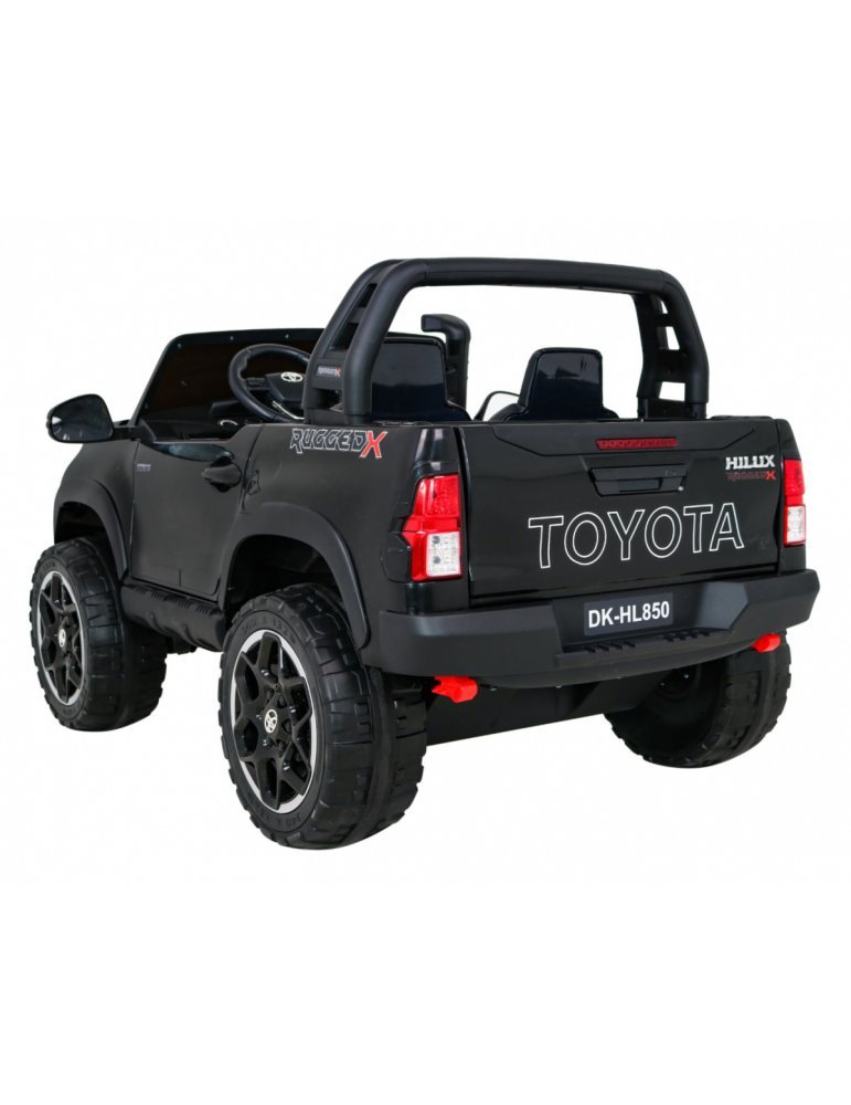 Toyota Hilux 4x4 Δ carro Eléctrico Infantil Biplaza 12V com controle remoto e suspensão Delantera e Trasera CARROS ELÉTRICOS PAR - Vista 4