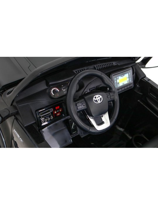 Toyota Hilux 4x4 Δ carro Eléctrico Infantil Biplaza 12V com controle remoto e suspensão Delantera e Trasera CARROS ELÉTRICOS PAR