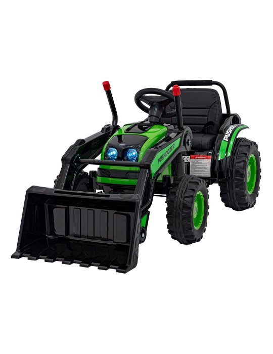 Excavadora Infantil | Vehículo Eléctrico 12V con Función Bulldozer y Sonidos 