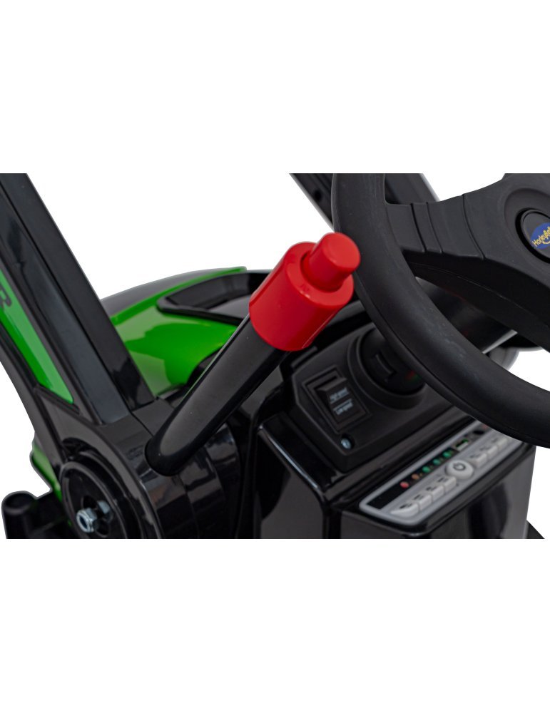 Escavatore elettrico 12V 日本語 Veicolo elettrico con musica e radio FM 54 