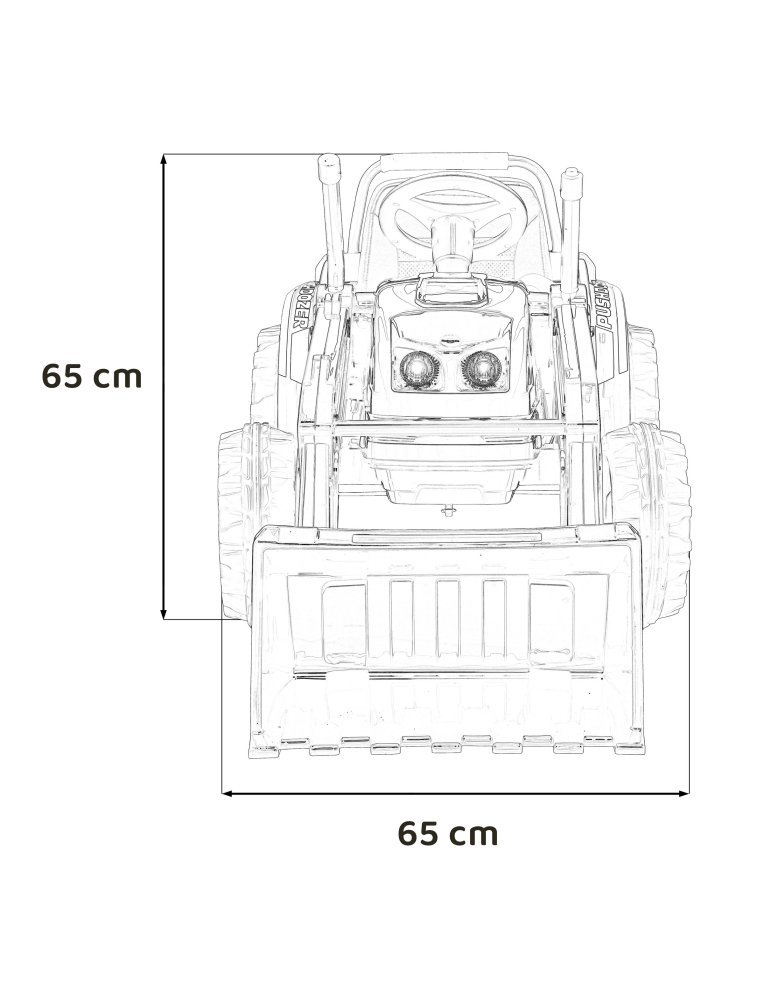 Escavatore elettrico 12V 日本語 Veicolo elettrico con musica e radio FM 67 