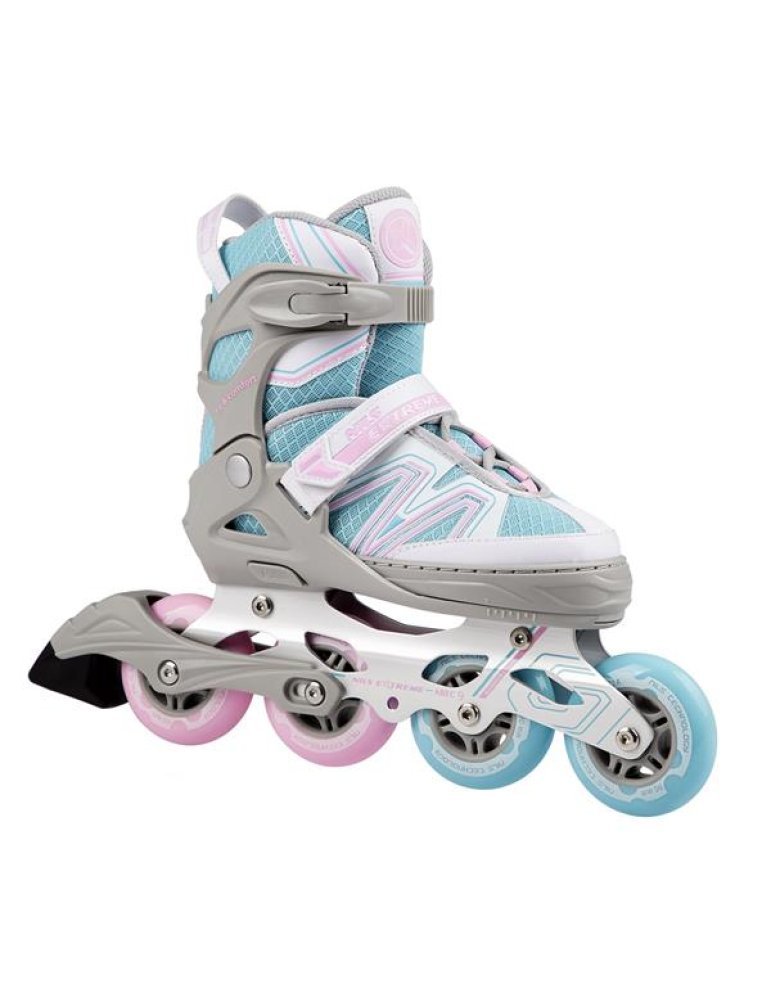 NA14169 A BLUE-GREY SIZE L IN-LINE SKATES NILS EXTREME 4 
