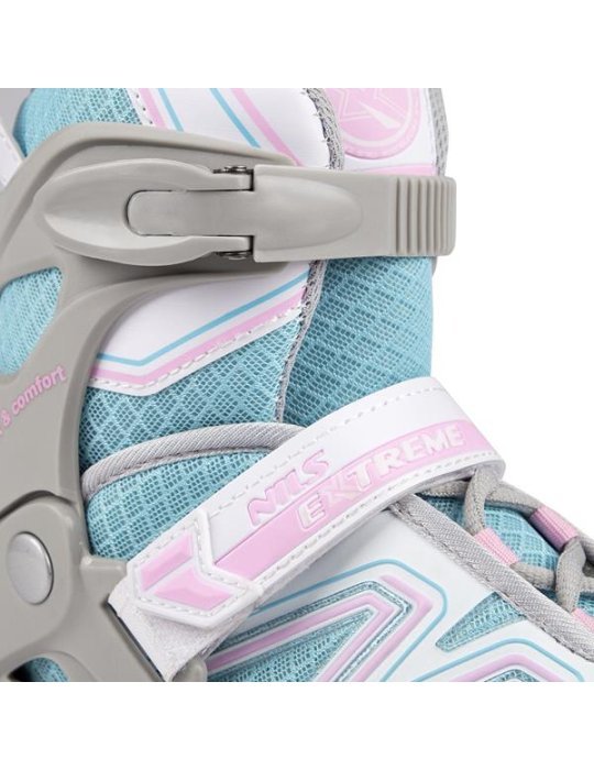 NA14169 A BLUE-GREY SIZE L IN-LINE SKATES NILS EXTREME 8 