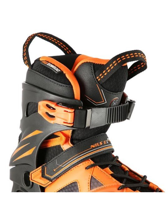 NA14112 BLACK-ORANGE SIZE 45 IN-LINE SKATES NILS EXTREME 7 