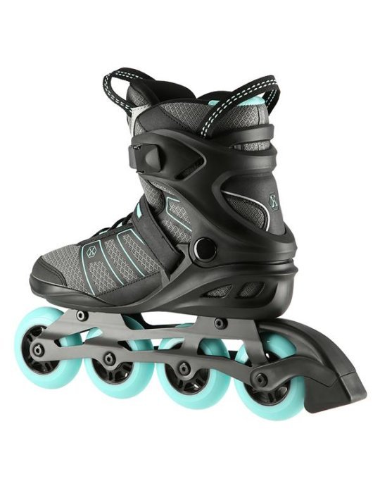 Patines In-Line NILS EXTREME NEGRO-VERDE MENTA |Cómodos Y Seguros 2 