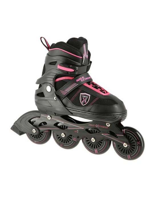 NA19088 BLACK-PINK SIZE S (31-34) IN-LINE SKATES NILS EXTREME 3 