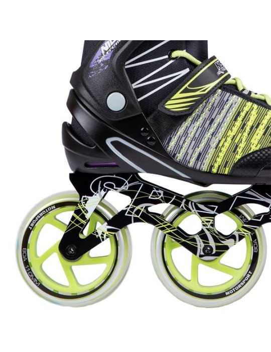 Patines In-Line de Alto Rendimiento con Chasis de Aluminio y Ruedas PU de 110 mm 