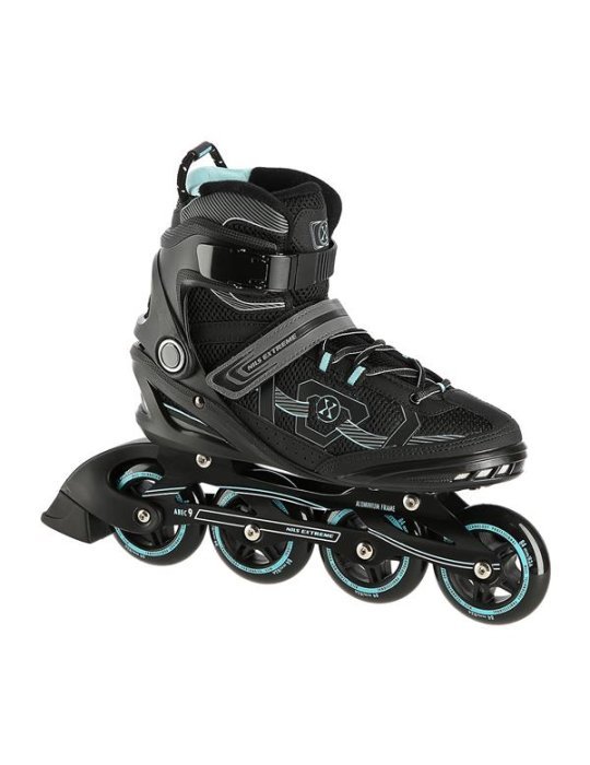 Patines NILS EXTREME COLOR NEGRO-VERDE MENTA Δ Comfort For Beginners 1 