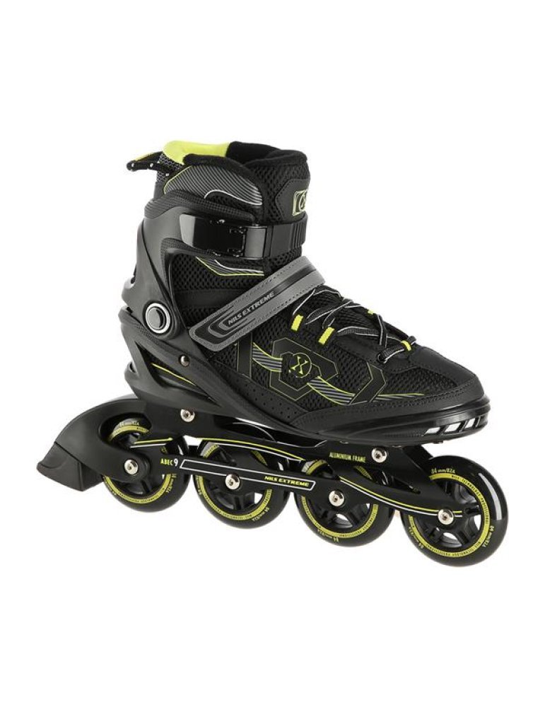Patines In-Line NILS EXTREME COLOR NEGRO-AMARILLO Institute for Beginners 1 