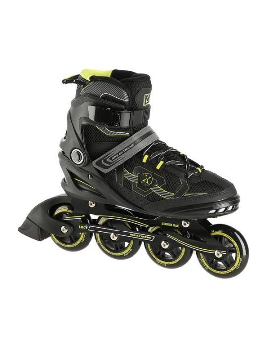 Patines In-Line NILS EXTREME COLOR NEGRO-AMARILLO Institute for Beginners 1 