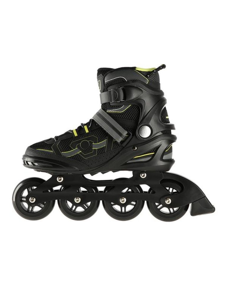 Patines NILS EXTREME COLOR NEGRO-AMARILLO Institut pour les débutants 5 