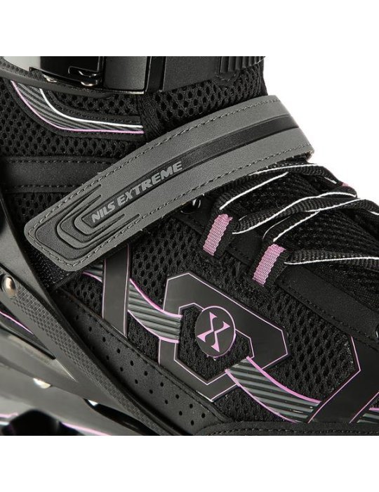 Patines In-Line NILs EXTREME COLOR NEGRO-MORADO 日本語 9 